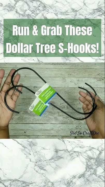 🔥 Grab Some Dollar Tree S-Hooks for This DIY Idea #dollartreediy #shesocraftdee #shorts Dollar Tree Diy Towel Rack, Diy Dollar Tree Gifts For Him, Dollar Tree Rv Hacks, Dollar Tree High End Diy, Dollar Tree Craft Fair Display, Best Dollar Tree Diy Projects, Diy Dollar Tree Decor Bathroom, Diy Display Stand Dollar Tree, Dollar Store Display Ideas