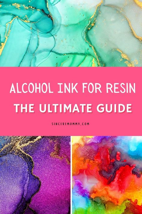 alcohol ink for resin the ultimate guide Coloring Resin, Resin Tips, Alcohol Ink Jewelry, Alcohol Ink Glass, Diy Resin Mold, Best Alcohol, Resin Crafts Tutorial, Resin Top, Alcohol Ink Crafts