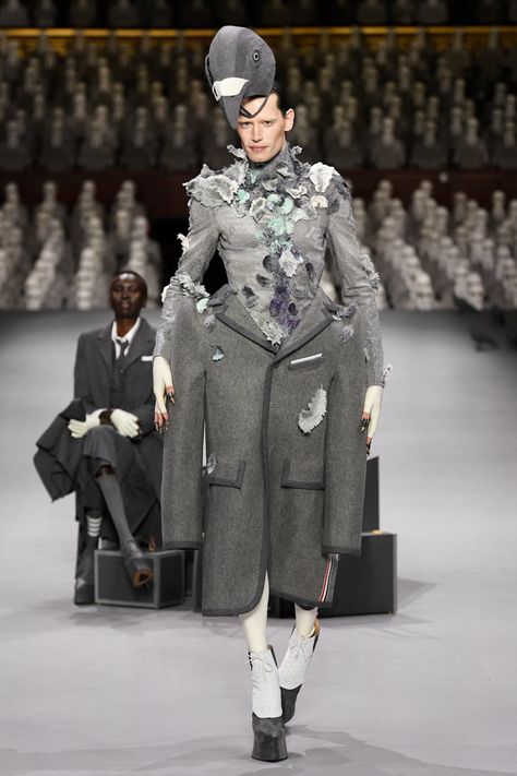 Thom Browne Haute Couture, Couture Fall Winter 2023, Thom Browne Couture, Thom Browne 2023, Miss Sohee, Thome Browne, Thomas Browne, Unreliable Narrator, Fall 2023 Couture