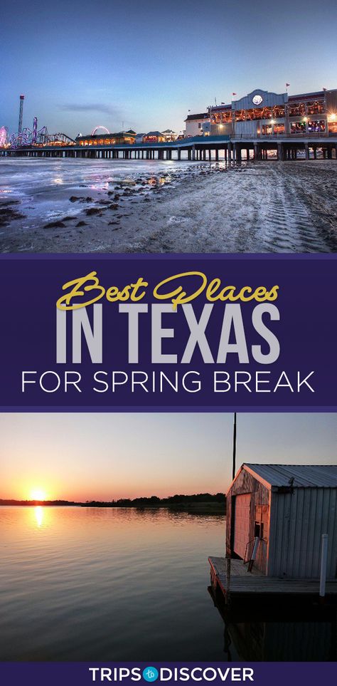 10 Best Places in Texas to Visit on Spring Break Spring Break Texas, Places In Texas To Visit, Spring Break Ideas, Spring Break Getaways, Spring Break College, Break Ideas, Travel Texas, Spring Break Vacations, Spring Break Destinations