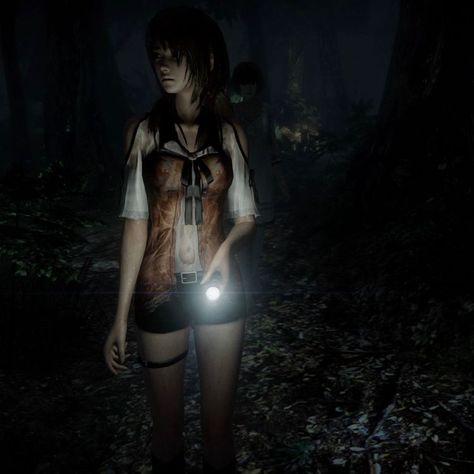 Fatal Frame: Maiden of Black Water Bijoux Piercing Septum, Fatal Frame, Japanese Horror, Scary Games, Horror Video Games, Retro Horror, Female Protagonist, Indie Horror, Silent Hill