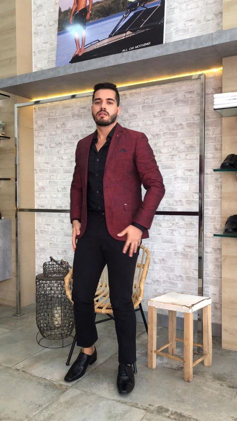 Wine Blazer Outfit Men, Burgundy Blazer Outfit Mens, Maroon Blazer Outfit Men, Red Blazer Outfit Men, Blazer Outfits Men Wedding, Maroon Blazer Outfit, Burgundy Blazer Outfit, Mens Burgundy Blazer, Dr Mundo