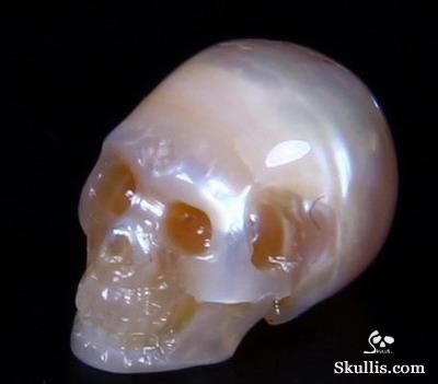 Pearl Skull, Carved Pearl, Skull Realistic, Skeleton Dance, Skull Beads, Japanese Beads, Jewelry Design Inspiration, Skeleton Art, Carved Stone