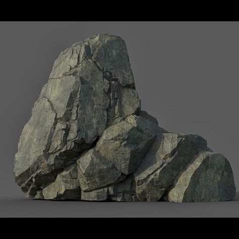 ArtStation - Sharp_Rock_Formation, Alen Vejzovic Rock Concept Art, Rocks Reference, Rock Reference, Cycle Illustration, Pile Of Rocks, Mountain Rocks, Concept Art Design, Illustration Science, Mountain Rock