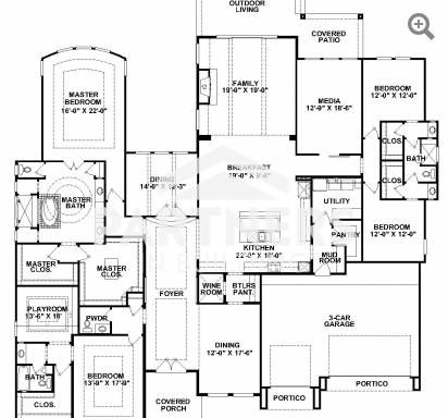 Ranch Plans, Karen Johnson, Gorgeous Homes, Courtyard House Plans, Build Plans, Roof Lines, Custom Built Homes, Courtyard House, First Story