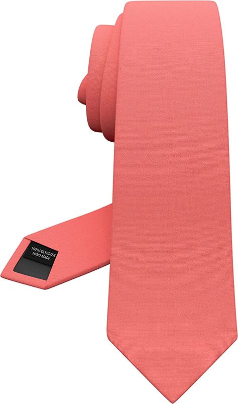 Coral Reef Tie Premium Mens Wide Gabardine Matt Necktie Tuxedo Classic Light Red Color Solid Corbatas (Coral, Wide 3.35") at Amazon Men’s Clothing store Easter Pics, Light Red Color, Colorful Vest, Easter Pictures, Tie Men, Color Coral, Wet Wipe, Coral Reef, Bow Ties