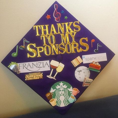 61 Creative Ways to Decorate Your Graduation Cap Graduation Cap Designs College, Funny Graduation Caps, Creative Graduation Caps, Graduation Cap Ideas, Nurse Graduation Cap, College Grad Cap Ideas, High School Graduation Cap, College Graduation Cap Decoration, Grad Hat