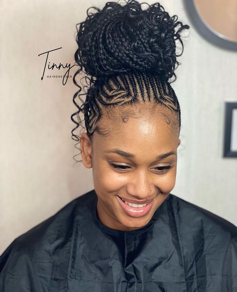 pretty & unique braids. follow for more content. Latest Hair Braids, Cornrows Natural Hair, Short Box Braids Hairstyles, Braided Hairstyles For Black Women Cornrows, Twisted Hair, Natural Hair Stylists, Goddess Braids Hairstyles, African Hair Braiding Styles, Braided Hairstyles For Teens