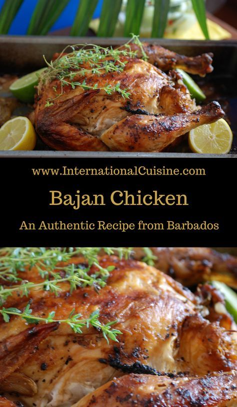 Bajan Recipe, Barbados Food, Juicy Baked Chicken, Baked Chicken Recipe, Carribean Food, Healthy Eating Breakfast, Clean Eating Lunch, Kids Healthy, Island Food