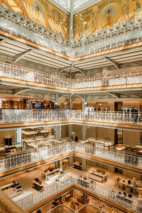 Art Nouveau Interior, Yabu Pushelberg, Glass Roof, Japanese Architecture, Grand Staircase, Architecture Firm, French Design, Department Store, Picture Gallery