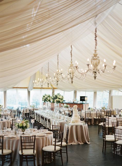 Modern Nautical Newport Wedding Newport Wedding, Rhode Island Wedding, Wedding Tent, Tables And Chairs, Martha Stewart Weddings, Champagne Wedding, Wedding Pins, Tent Wedding, Mod Wedding