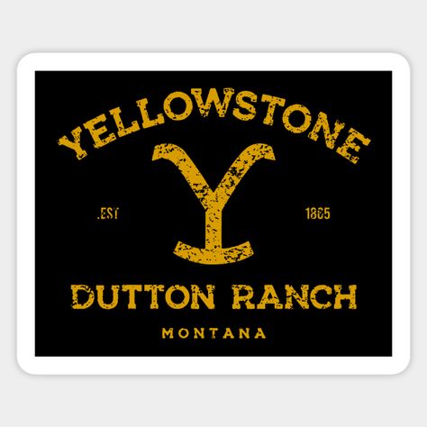 Cole Houser, Ranch Montana, Yellowstone Dutton Ranch, Montana Ranch, Dutton Ranch, Custom Magnets, Halloween Fun, Funny Stickers, Custom Stickers