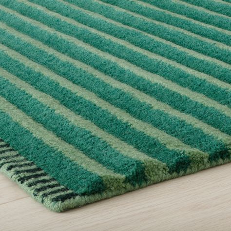 TÅGSPÅR rug, high pile, green, 200x300 cm (6'7"x9'10") - IKEA CA Ikea Rugs Living Room, Rug Inspo Living Room, Materials Palette, Colourful Rug, Interior Ikea, Color Verde Claro, The Angle, Professional Carpet Cleaning, Types Of Flooring