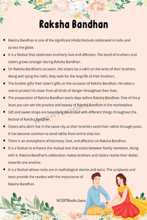 10 Lines on Raksha Bandhan | Best Raksha Bandhan Essay in English Raksha Bandhan Chart For School, Rakshabandhan Captions, Raksha Bandhan Captions, Lines For Brother, Raksha Bandhan Drawing, Raksha Bandhan Cards, Raksha Bandhan Images, Raksha Bandhan Wishes, Rakhi Cards