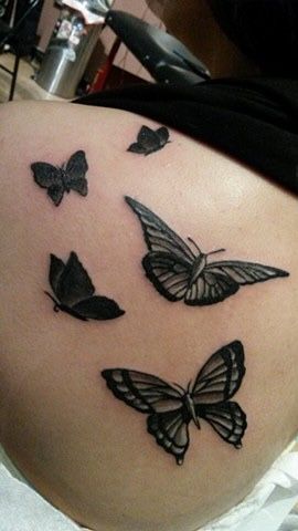 Solid Butterfly Tattoo, Solid Black Butterfly Tattoo, Black Butterflies Tattoo, Small Black Butterfly Tattoo, Black Butterfly Tattoo, Butterfly Tattoo Designs, Swallowtail Butterfly, Black Butterfly, Deathly Hallows Tattoo