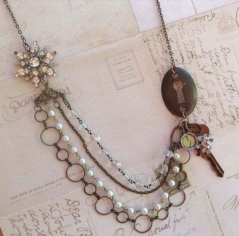 Upcycled vintage jewelry