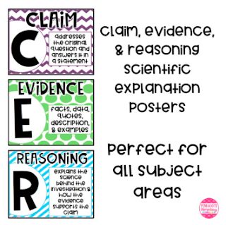 Pinkadots Elementary : Calling All Science Teachers! Cer Writing Claim Evidence Reasoning, Claim Evidence Reasoning Anchor Chart, Cer Writing, Evidence Anchor Chart, Claim Evidence Reasoning, Lab Notebook, Science Anchor Charts, 6th Grade Science, Teaching Ela