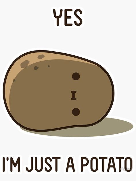 potatooo Potato Pfp, Potato Wallpaper, Cute Potato, Cartoon Memes, Potato, Memes, Kawaii