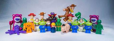 All the Lego Toy Story Minifigs in one picture Lego Toy Story, Toy Story Figures, Toy Story Woody, Lego Toy, One Picture, Flickr Photos, Cool Lego, All Toys, Toy Figures