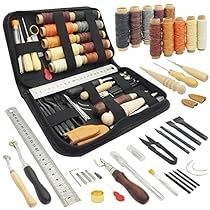 Finger Cots, Leather Kits, Leather Working Tools, Leather Craft Tools, Leather Diy Crafts, Sewing Leather, Leather Gifts, Sewing Tools, Leather Diy