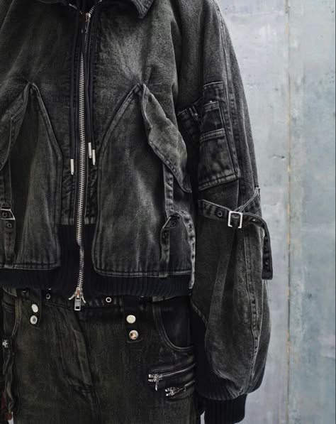 NO/FAITH STUDIOS No Faith Studios, No Gender, Normal Clothes, Archive Fashion, Mens Outfit Inspiration, Fashion Aesthetics, Leather Denim, Mood Board Fashion, Japanese Outfits