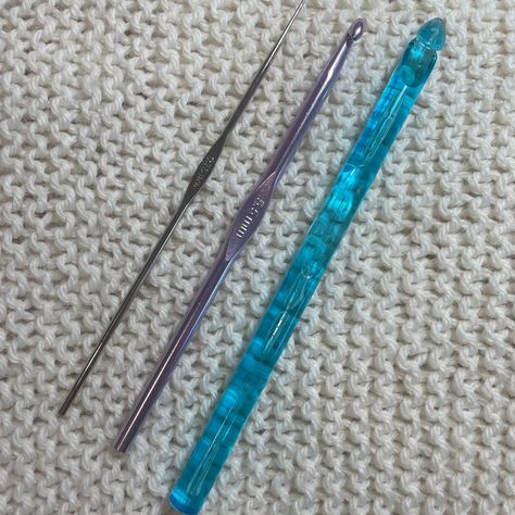 We've got a selection of individual crochet hooks available from Steel Hooks in sizes, 0.60mm to 3.50mm, Aluminum in sizes, 4.00mm to 7.00mm, and Acrylic Hooks, 8.00mm to 10.00mm. Ranging in price from $2.90 to $4.50, these affordable hooks are a great way to build your crochet hook range without breaking the bank! Your Crochet, Crochet Hook, The Bank, Crochet Hooks, 50 %, The Selection, Range, Crochet, 10 Things