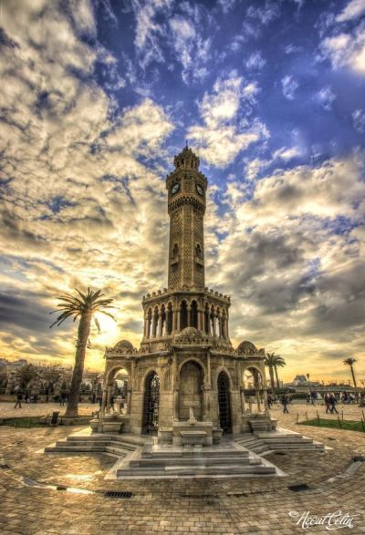 Izmir Clock Tower - Turkey Visit Turkey, Turkey Destinations, Western Asia, Hdr Photos, Hdr Photography, Beautiful Sites, Turkey Travel, Clock Tower, Beautiful Buildings