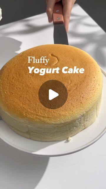 Vy Khue on Instagram: "FLUFFY YOGURT CAKE - Fluffy is a form commonly used to describe the light, fluffy state of a cake. Fluffy is light in texture and smooth on the surface of the cake. There are many people who describe this cake as a fluffy fluffy cloud. If you follow me long enough, you will remember that Fluffy Cheesecake has reached over 40 million views. It's a Japanese cheesecake and this time, instead of cream cheese, we're replacing it with a closer and, importantly, cheaper ingredien Fluffy Yogurt Cake, Light Chocolate Cake, Japan Dessert, Fluffy Cheesecake, Fluffy Cake, Japanese Cake, Cloud Cake, Japanese Cheesecake, Patriotic Desserts