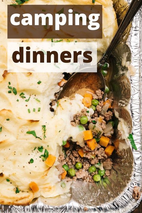 Best Camping Dinners that are easy to fix. Some make ahead camping dinners and some one pot camping meals. #campingmeals #camping Easy Camping Dinners, Camping Food Make Ahead, Camping Dinners, One Pot Dinners, Easy Camping Meals, Camping Recipes, Easy Camping, Lemonade Recipes, Recipes To Try