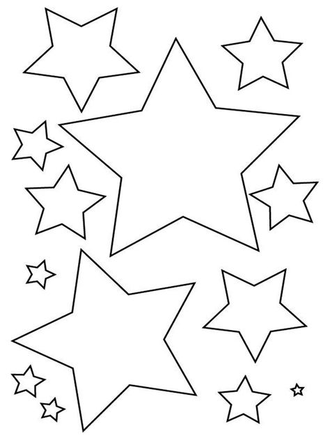 Star Template Printable, Free Stencils Printables Templates, Star Printable, Stencils Printables Templates, Stencils For Kids, Free Stencils Printables, Mural Stencil, Printable Star, Star Template