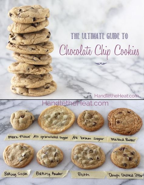 COOKIE CHART: HOW INGREDIENTS AFFECT YOUR OUTCOME... Cookie Guide, Yummy Sweets, Cookies Recipes Chocolate Chip, Healthy Baking, Just Desserts, Chip Cookies, Biscotti, Chocolate Chip Cookies, Cooking And Baking