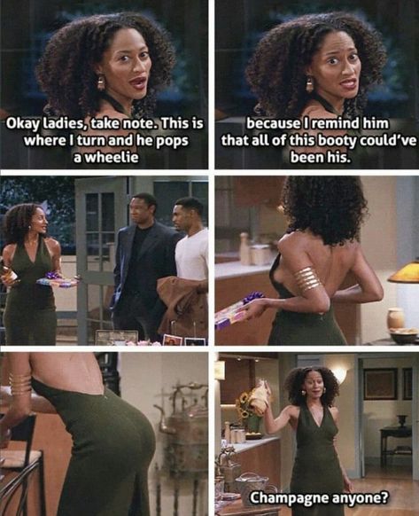 Tracee Ellis Ross on Girlfriends Tracee Ellis Ross Girlfriends, Ellis Ross, Tracee Ellis Ross, Open Back Dresses, Dress Backs, Black Hair, Funny Pictures, Braids, Lingerie