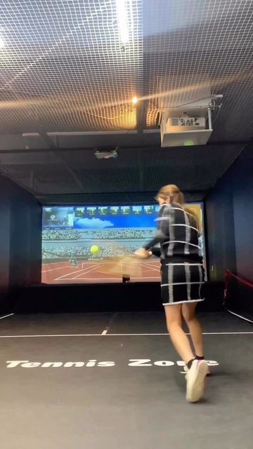 Functional Tennis on Instagram: "Indoor tennis simulator striking by @ssoo_yeonnn. 🏷️ #tennis" Indoor Tennis, Wood Games, Tennis Balls, Tennis, Media, Sports, Wood, On Instagram, Quick Saves