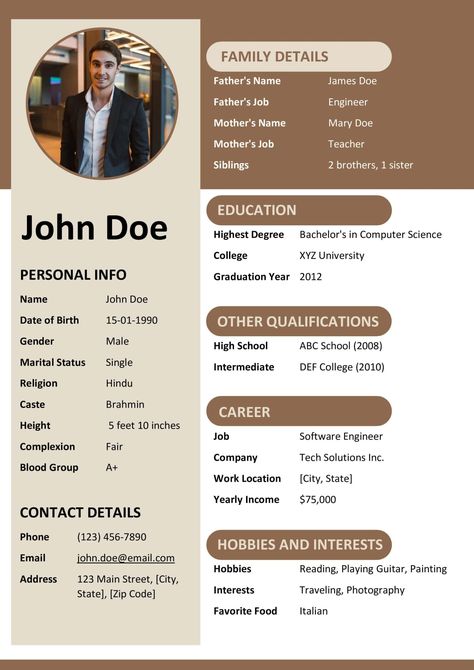 Marriage Biodata Maker for Boy and Girl Wedding Biodata Template, Biodata For Marriage Format For Girl, Marriage Biodata Format For Boy, Marriage Biodata Format, Bio Data For Marriage, Abc School, Biodata Format, Bio Data, Blood Groups