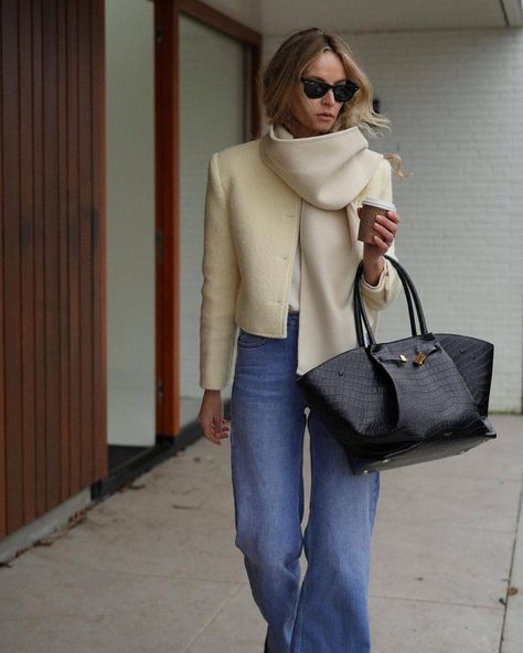 DeMellier’s New York Tote Is the Only Bag I'm Interested In | Who What Wear UK Victoria Beckham Bags, London Bag, How To Look Expensive, Chic Bags, Cashew, Winter Style, New Handbags, The Chic, Who What Wear