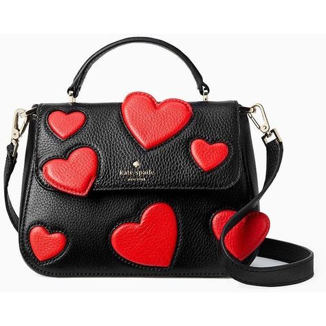 Kate Spade Be Mine Heart Small Alexya (385 BAM) ❤ liked on Polyvore featuring bags, handbags, shoulder bags, valentine, round purse, heart purse, heart shaped handbag, round handbag and kate spade Valentines Day Jewelry, Jewelry Valentines Day, Kate Spade Heart, Color Boards, Round Purse, Kate Spade Shoulder Bag, Jewelry Heart, Fancy Bags, Pretty Bags