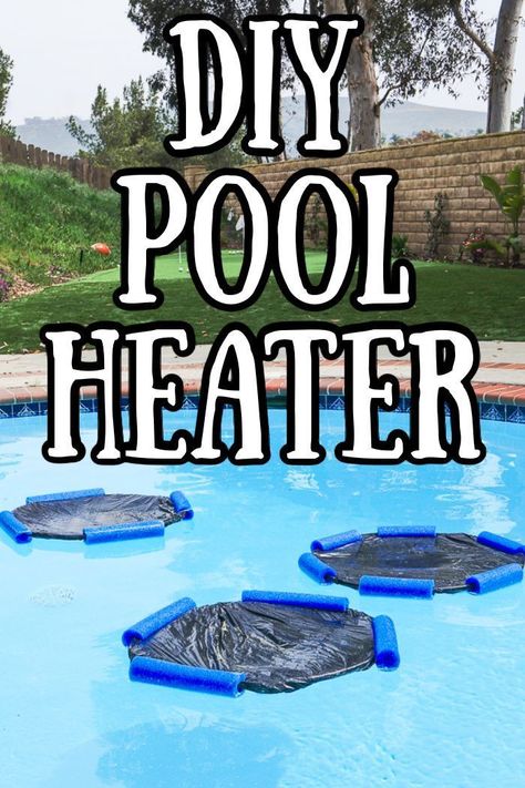 These DIY pool heaters are perfect to warm up a chilly pool with the suns rays. All you need is pool noodles and trash bags and sunshine. This easy hack will have your pool feeling just right in no time. Homemade Pool Heater, Piscina Pallet, Homemade Pool, Diy Pool Heater, Solar Pool Heater Diy, Piscina Diy, Solar Pool Heaters, Pool Warmer, Homemade Pools