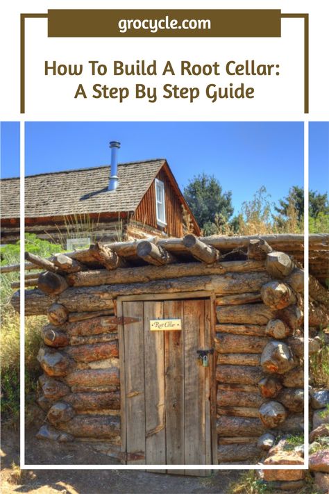 Root Cellar Under Kitchen, Build Root Cellar, Digging A Root Cellar, How To Build A Cellar, How To Dig A Root Cellar, Root Cellar In Hillside, In Ground Root Cellar, Root Cellar Design, Earth Bag Root Cellar