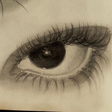 Mirror Doodles Ideas, Detailed Eye Drawing, Eyes Drawing Realistic, Drawing Lashes, Eye Drawing Realistic, Realistic Eye Drawing, Drawing Realistic, Arte Grunge, Shiny Eyes