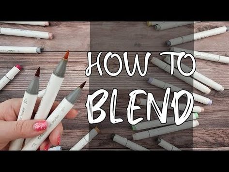 (13) How I Blend with Ohuhu Alcohol Markers - YouTube Alchohal Markers, Alcohol Markers Art Ideas For Beginners, How To Use Alcohol Markers, Alcohol Markers Techniques, Alcohol Based Markers Art, Ohuhu Markers Art Ideas, Ohuhu Markers Art, Markers Drawing Tutorial, Alcohol Marker Art