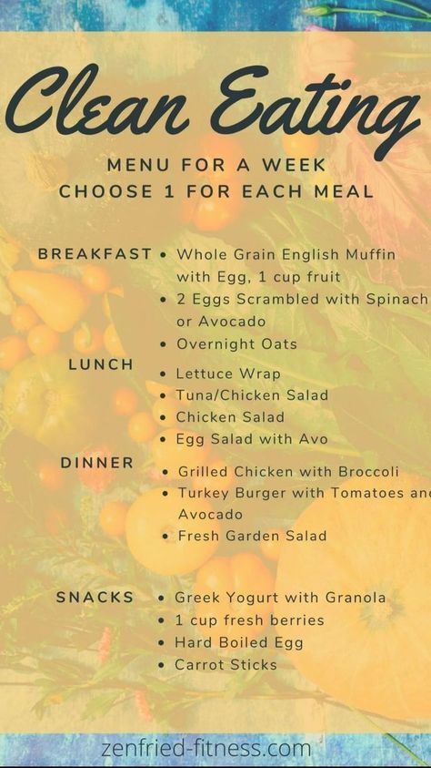 Clean Eating Menu, Clean Eating Diet Plan, Clean Eating Meal Plan, Easy Healthy Meal Prep, Clean Eating Diet, Diet Meal Plans, Eating Plans, Healthy Meal Prep, Diet Tips