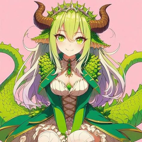 anime style2c a lizard themed villainess - Image Creator from Microsoft Designer Dragon Person, Dnd Reference, Lizard Girl, Daniel James, Dnd Stuff, Dragon Girl, Nice Art, Green Dragon, Fantasy Rpg