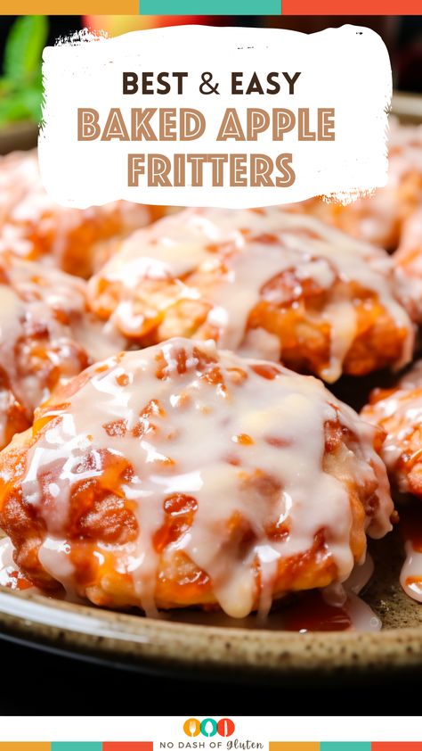 Savor the warmth of homemade Baked Apple Fritters! Healthier and just as scrumptious. Get ready to bake your way to breakfast bliss. Apple Recipes Easy 3 Ingredients, Donuts Filled, Apple Fritters Recipe, Baked Apple Fritters, Apple Fritter Bread, Fried Donuts, Apple Recipes Easy, Fritters Recipe, Apple Dessert Recipes