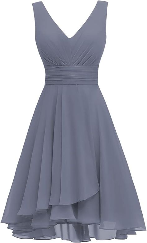 Bridesmaid Dress Short, Stormy Blue, Blue Bridesmaid Dress, Short A, Dress Short, Bridesmaid Dress, Evening Gowns, A Line, Bridesmaid Dresses