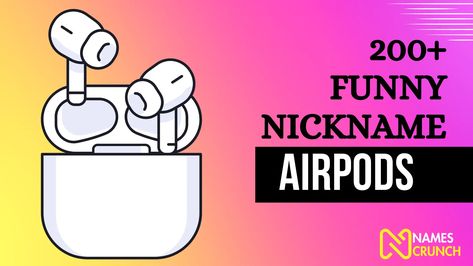 "A whimsical collection of amusing nicknames for AirPods, ideal for those who appreciate technology and enjoy a playful twist to their gadgets." Funny Headphone Names, Airpods Name Ideas Aesthetic, Headphones Name Ideas, Funny Things To Name Your Airpods, Names For Airpods On Phone Funny, Airpod Name Ideas On Phone, Headphone Name Ideas, Funny Airpods Names, Names For Your Airpods