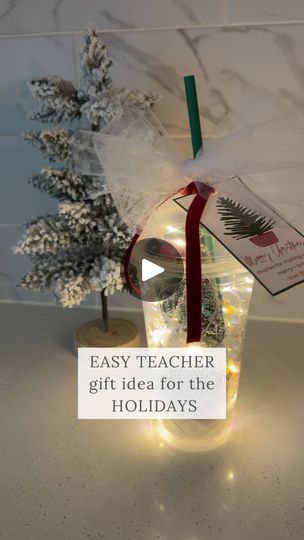 127K views · 1.1K reactions | Easy holiday teacher gift idea 🎄 I love giving a gift card in a fun and festive way for Christmas teacher gifts. I grabbed some twinkly lights, fake snow, paper shreds, a bottle brush tree, and some tulle. Most of it I was able to grab from the target dollar spot! #teachergift #teachergiftideas #teachergifts #christmasgiftidea #christmasteachergift #diychristmasgifts #giftsforteachers #diygifts Christmas teacher gift idea | Jade Roberts O’Neal Christmas Teacher Gift, Teacher Holiday Gifts, Twinkly Lights, Fake Snow, Target Dollar Spot, Bottle Brush Tree, Brush Tree, Xmas Ideas, Teacher Christmas Gifts