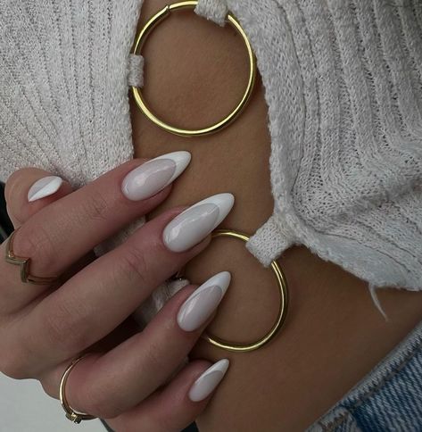 Wow Nails, Simple Gel Nails, Summery Nails, Basic Nails, Vibrant Nails, Work Nails, Blush Nails, White Nail Designs, White Nail