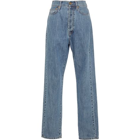 Emilia Wickstead No.Twenty Eight Jeans ($470) ❤ liked on Polyvore featuring jeans, pants, emilia wickstead, blue, zipper jeans, high waisted jeans, zip fly jeans, patch pocket jeans and tapered leg jeans Runners Outfit, Png Outfits, Kpop Dress, Jeans Highwaist, Jeans Patch, Blue High Waisted Jeans, Highwaist Jeans, Emilia Wickstead, Zipper Jeans