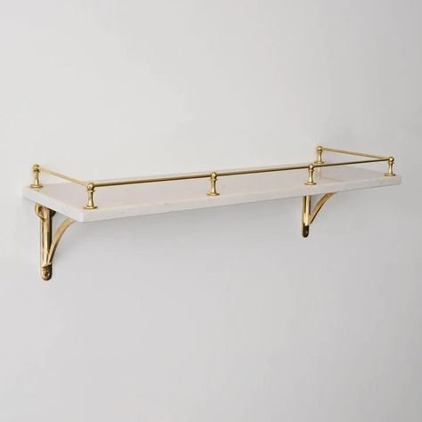 Quality Solid Brass Gallery Shelf Rails starting fro only £8.00. Gallery rails are commonly attached on top of shelving, cabinets and mantles as a decorative detail while also preventing any items from falling. They are most commonly found in kitchens as a practical and stylish addition to shelving. Shop Gallery Rails Brass Gallery Rail, Shelf Rail, Gallery Shelf, Gallery Shelves, Gallery Rail, Display Cabinet, Polished Brass, Storage And Organization, Floating Shelves