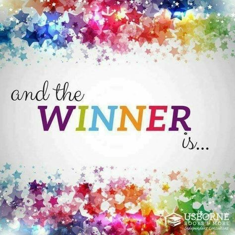 Usborne Books & More winner graphic to use in a party or VIP group. And The Winners Are Image, Usborne Books Consultant, Facebook Party Games, Usborne Books Party, Tupperware Consultant, Pampered Chef Party, Pearl Party, Author Platform, We Have A Winner